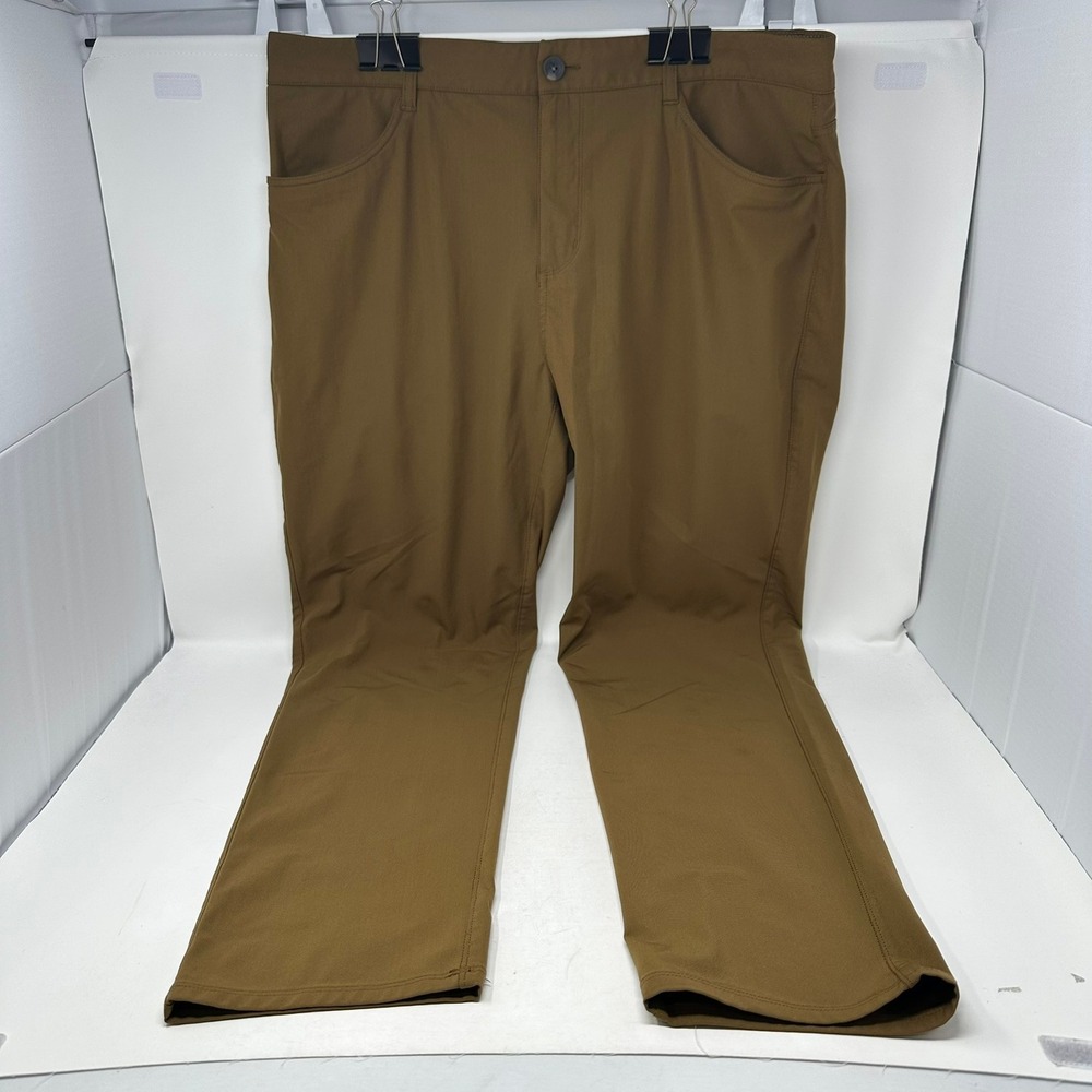 Vuori Pants Men 36 Brown Meta Pant V430 Stretch Performance 5-Pocket Chino
